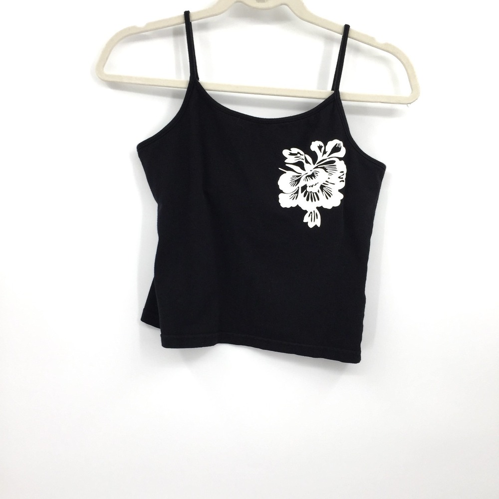 VTG Gap 90s y2k shelf bra y2k Stretch Hibiscus Flower Tank Top coastal cowgirl M